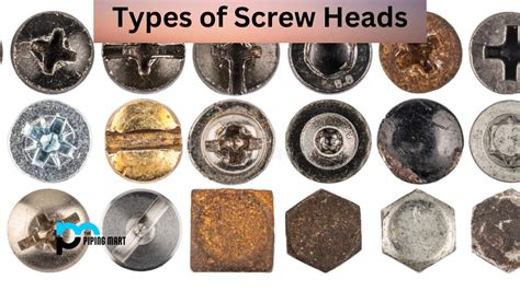 types of screw heads chart